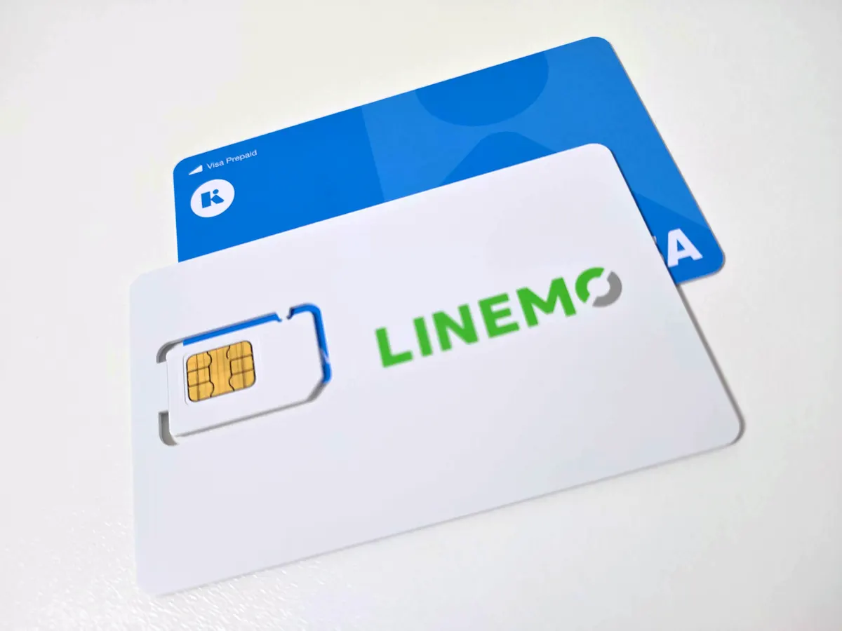 LINEMOのSIM、Kyash Card Lite